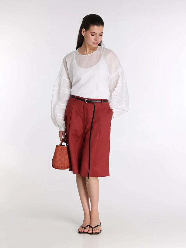 блузка Max Mara MSTPAESE цвет белый