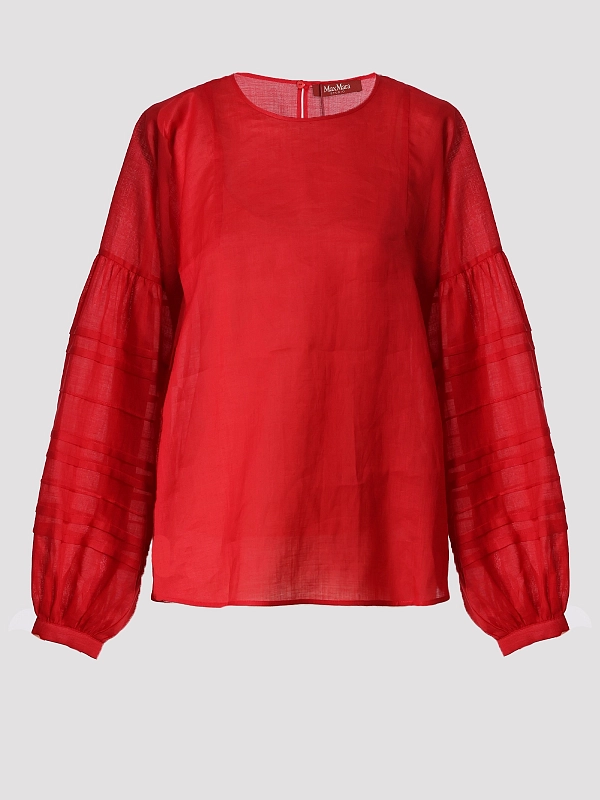 блузка Max Mara MSTPAESE цвет красный