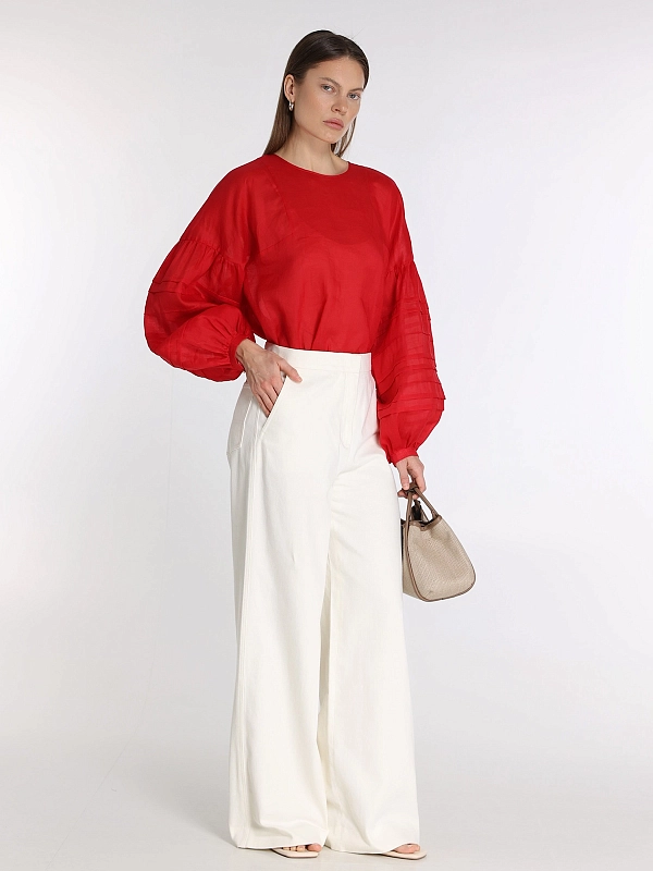 блузка Max Mara MSTPAESE цвет красный