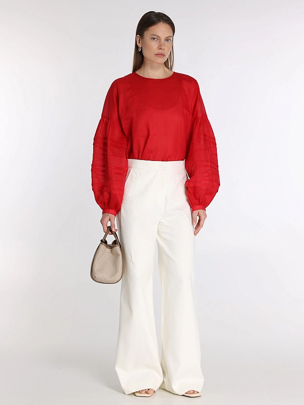 блузка Max Mara MSTPAESE цвет красный