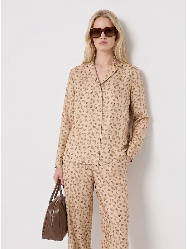 блузка Max Mara MSTUDENTE цвет бежевый