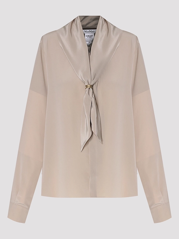 блузка Max Mara MXMDRY цвет светло-бежевый