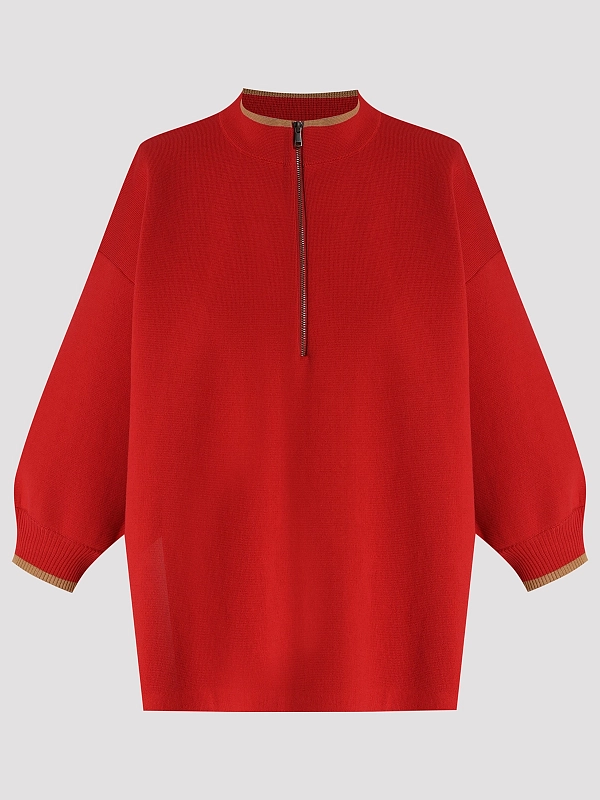 джемпер Max Mara MXMORAFO цвет красный