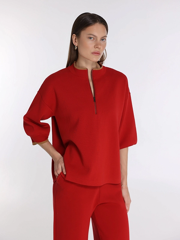 джемпер Max Mara MXMORAFO цвет красный