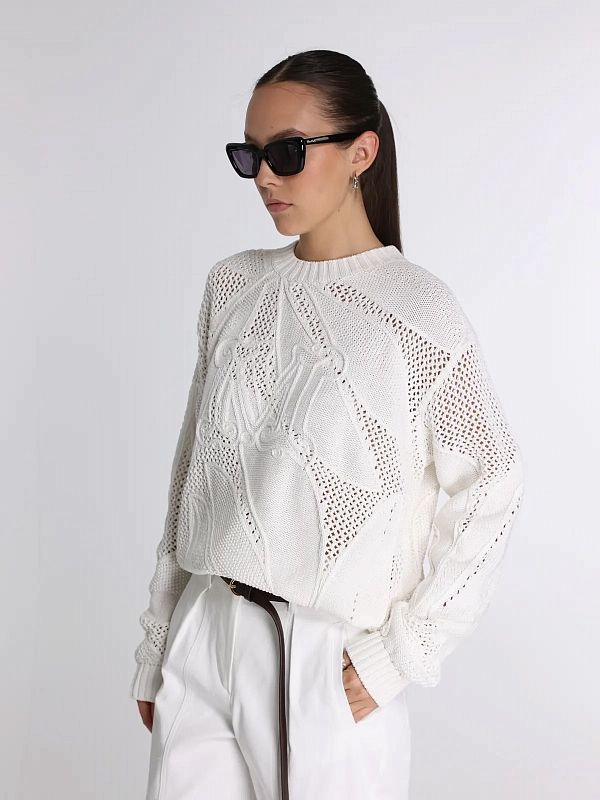 джемпер Max Mara MXMSALVO цвет белый