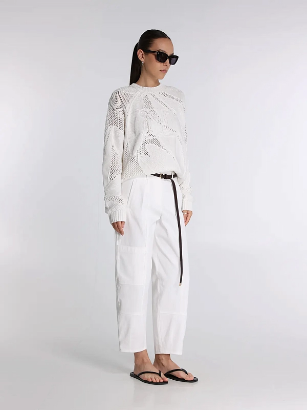 джемпер Max Mara MXMSALVO цвет белый