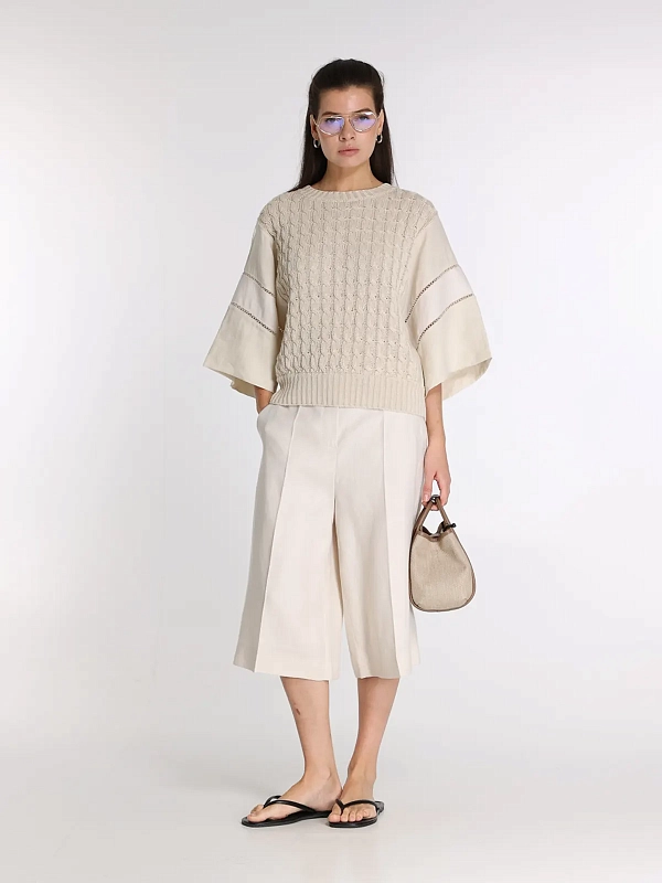 джемпер Max Mara MXMSCATOLA цвет молочный