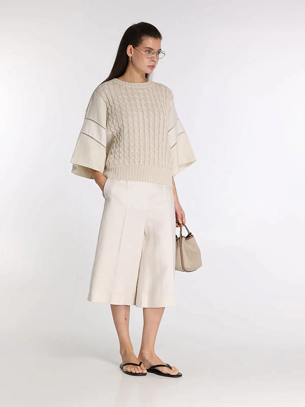 джемпер Max Mara MXMSCATOLA цвет молочный
