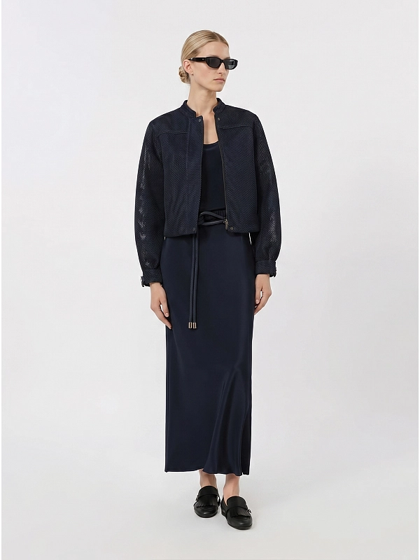 юбка Max Mara MXMSOSPIRO цвет темно-синий