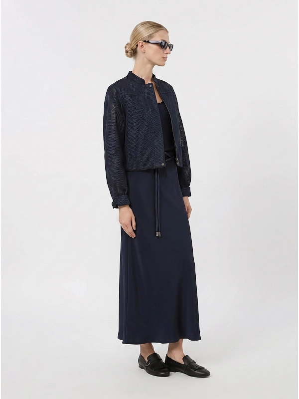 юбка Max Mara MXMSOSPIRO цвет темно-синий