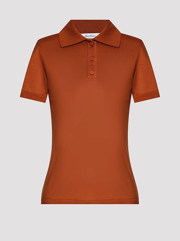 поло Max Mara MXPBELLICO цвет табачный
