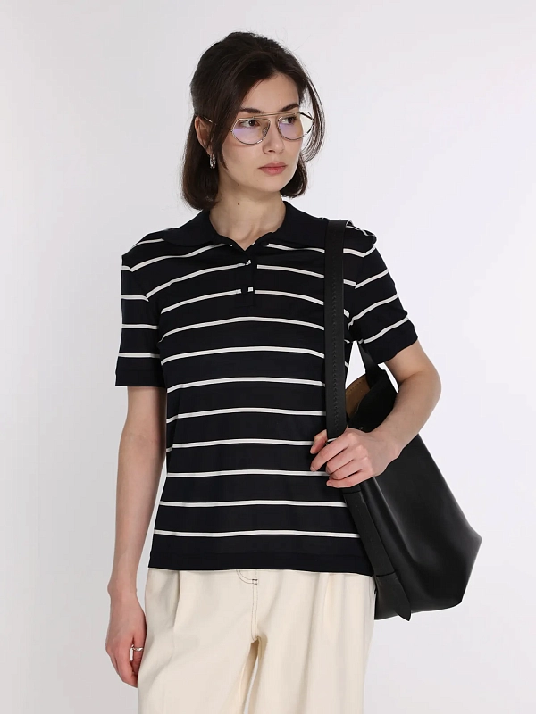 поло Max Mara MXPBELLICO цвет темно-синий