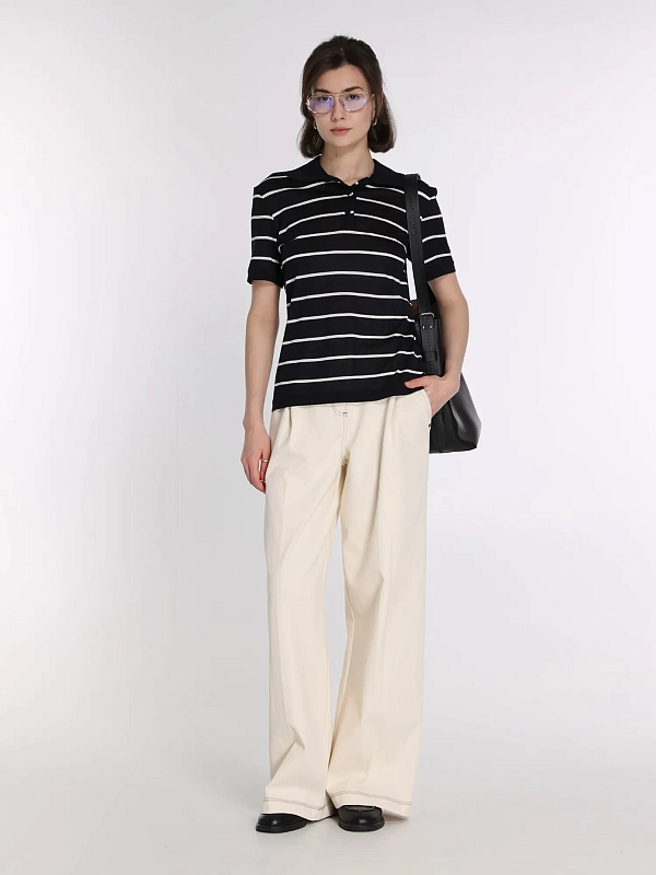 поло Max Mara MXPBELLICO цвет темно-синий