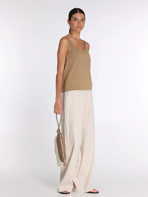 майка Max Mara MXPUMANO цвет кэмэл