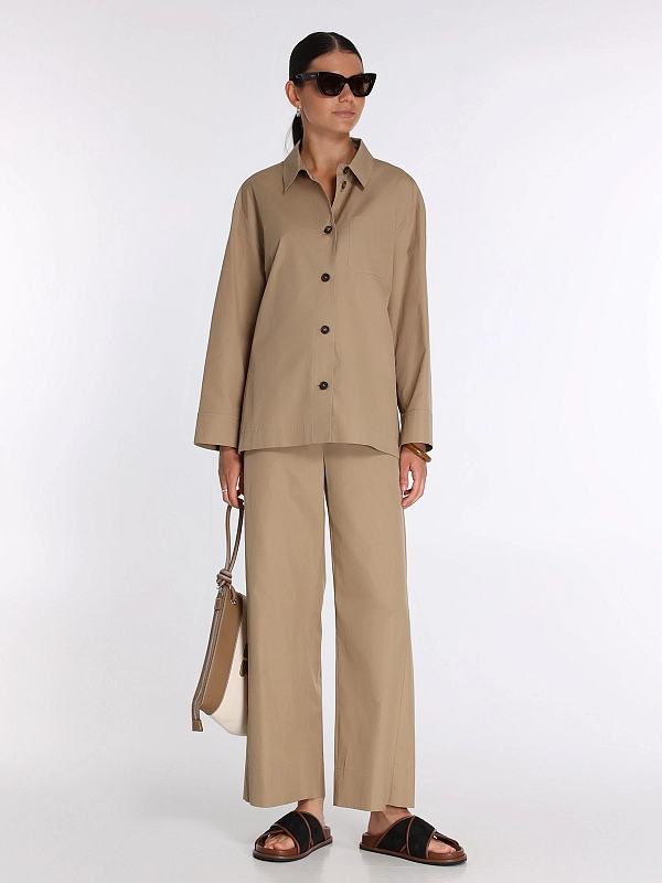 рубашка Max Mara SMMARIANNE цвет бежевый