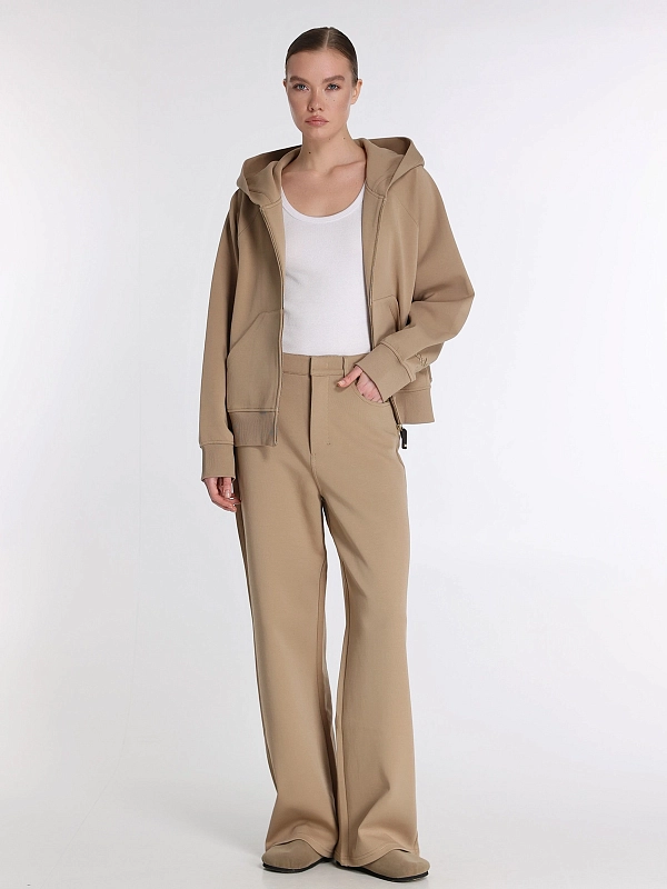 брюки Max Mara SMMBRIOSO цвет бежевый