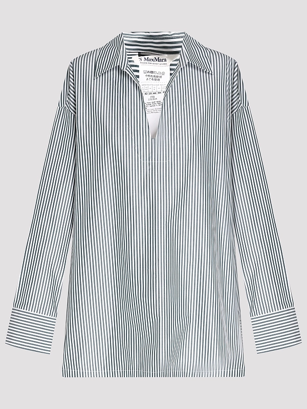 блузка Max Mara SMMCRISTEL цвет зеленый