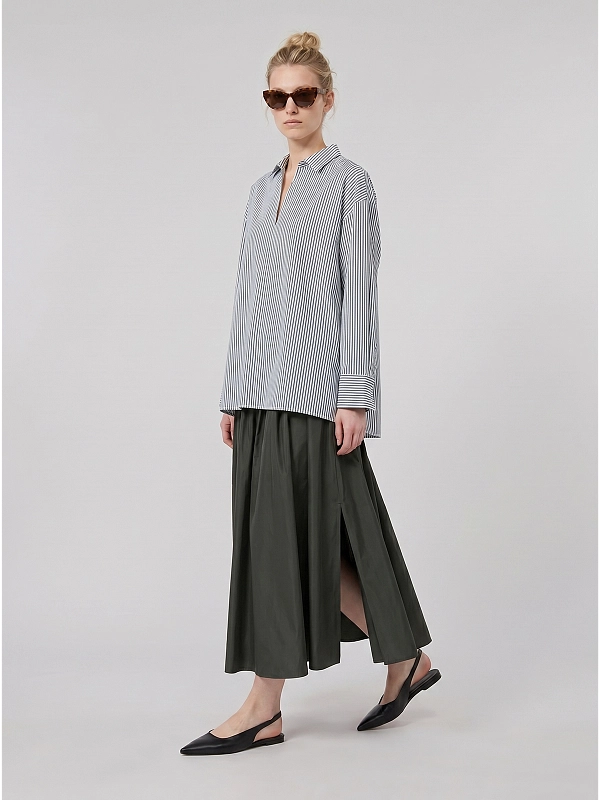 блузка Max Mara SMMCRISTEL цвет зеленый