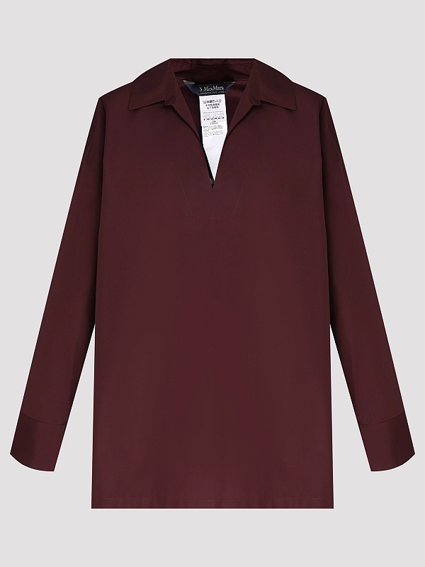 блузка Max Mara SMMCRISTEL цвет бордовый