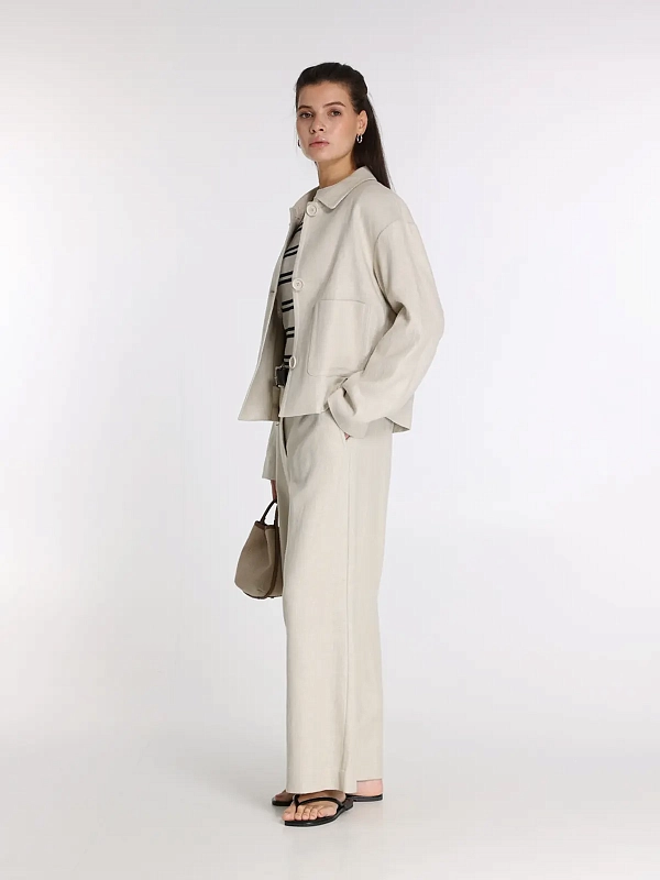 жакет Max Mara SMMDATTERO цвет молочный