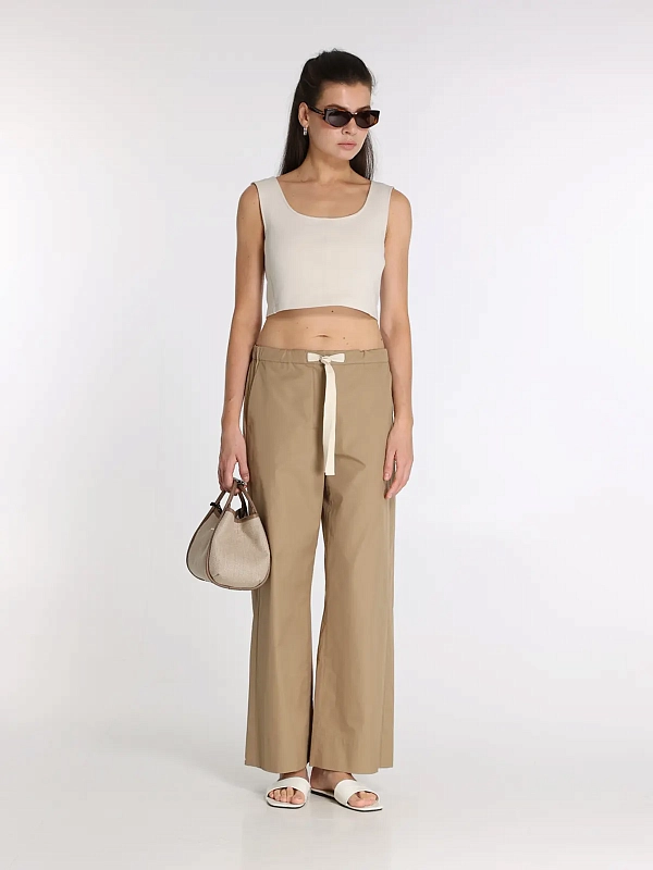 топ Max Mara SMMDIRE цвет молочный