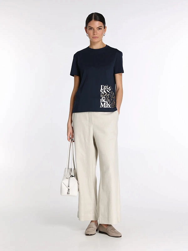 футболка Max Mara SMMEDILE цвет синий