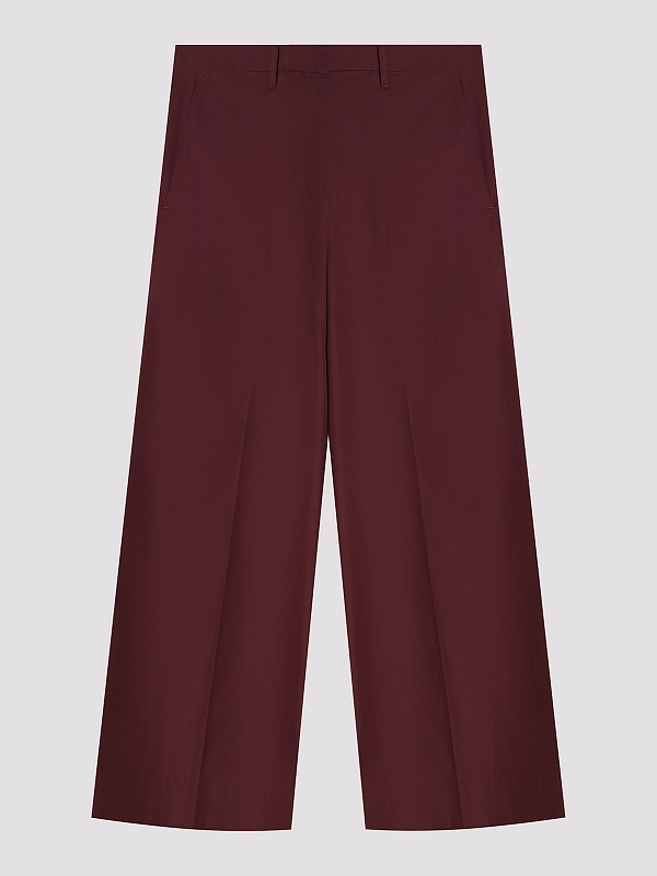 брюки Max Mara SMMEPOCA цвет бордовый