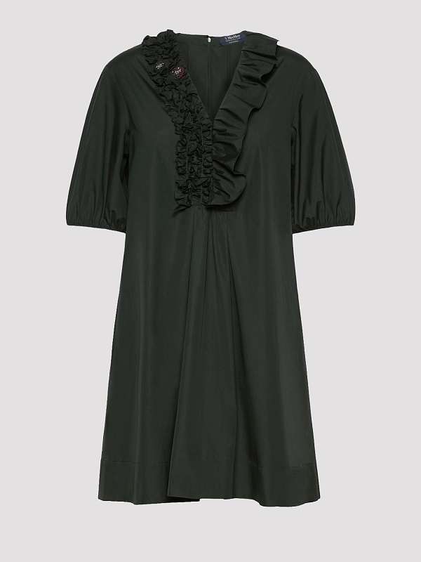 платье Max Mara SMMFASCINO цвет зеленый