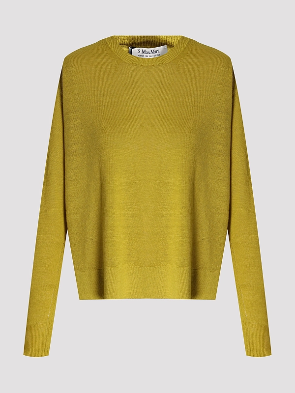 джемпер Max Mara SMMFIORIRE цвет желтый