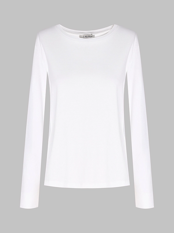 лонгслив Max Mara SMMFUMETTO цвет белый