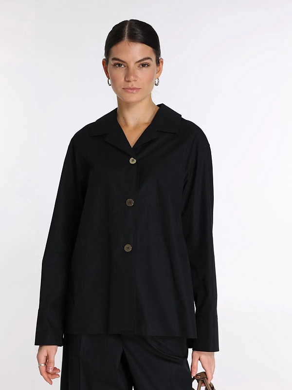 рубашка Max Mara SMMGENTILE цвет черный