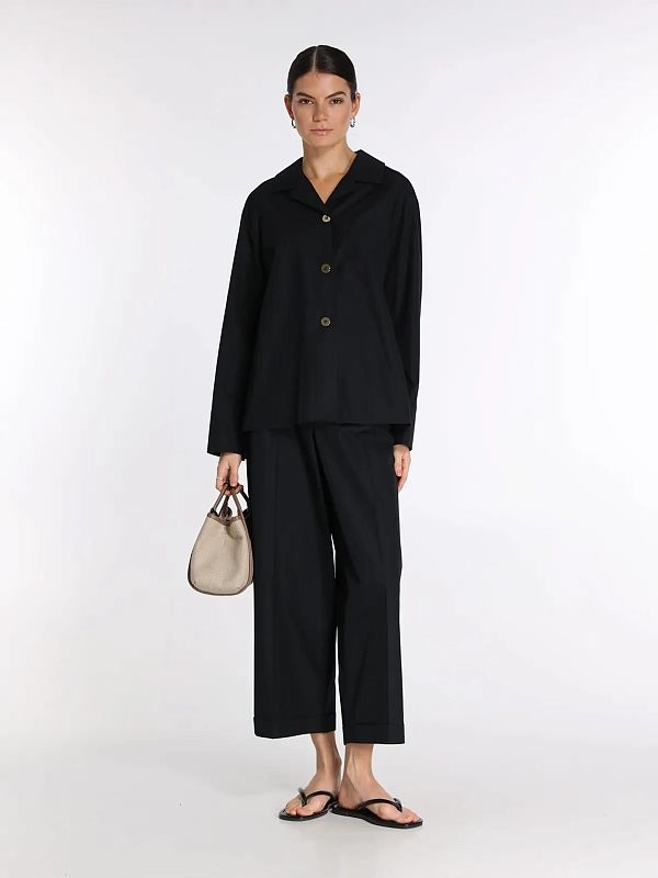 рубашка Max Mara SMMGENTILE цвет черный