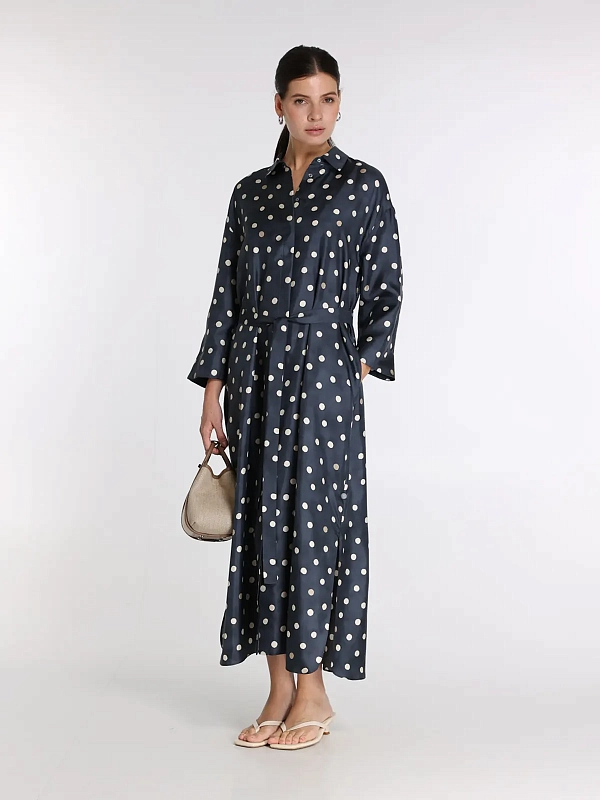 платье Max Mara SMMLEVA цвет синий