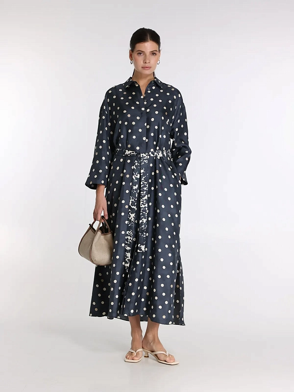 платье Max Mara SMMLEVA цвет синий
