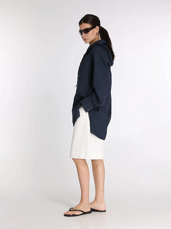 рубашка Max Mara SMMPRUGNA цвет синий