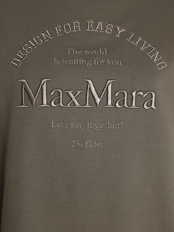 толстовка Max Mara SMMRUGIADA цвет хаки
