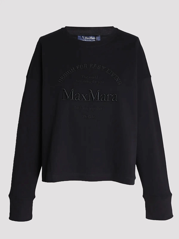 толстовка Max Mara SMMRUGIADA цвет черный