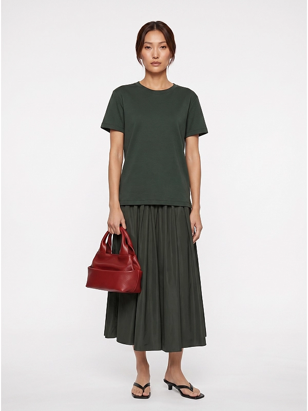 футболка Max Mara SMMSEGALE цвет темно-зеленый