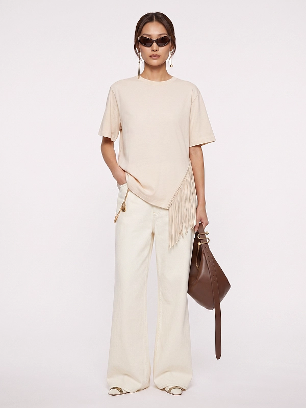 джинсы Max Mara SPDSIAMESE цвет молочный