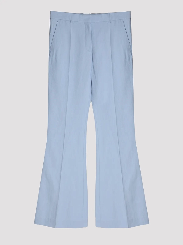 брюки Max Mara SPXFRAGOLA цвет голубой