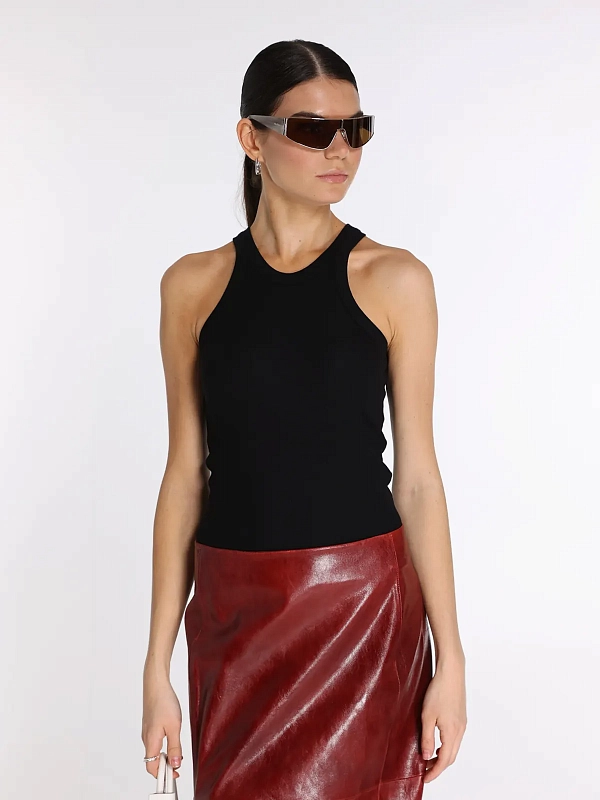 майка Max Mara SPXFUMATO цвет черный