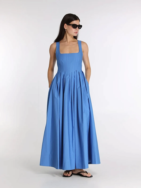 платье Max Mara SPXGIRO цвет синий