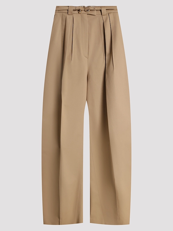 брюки Max Mara SPXIDONEO цвет бежевый