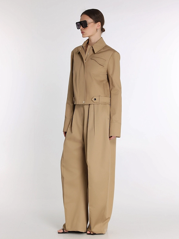 брюки Max Mara SPXIDONEO цвет бежевый