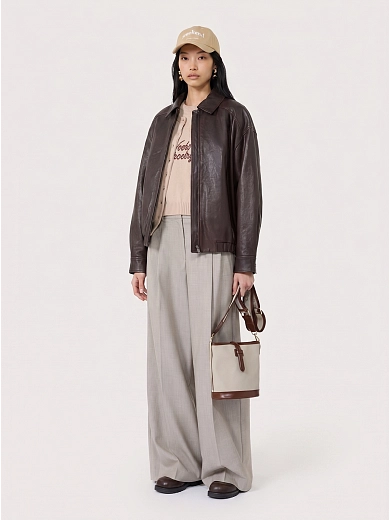 куртка кожаная Max Mara Weekend WKDCOSE