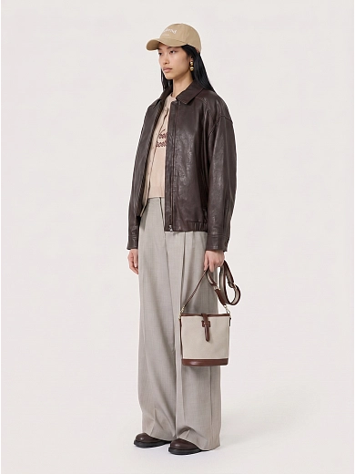 куртка кожаная Max Mara Weekend WKDCOSE