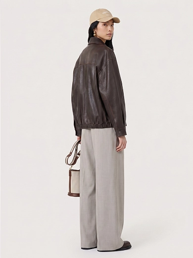 куртка кожаная Max Mara Weekend WKDCOSE