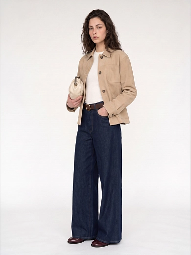 куртка кожаная Max Mara Weekend WKDGHIERA