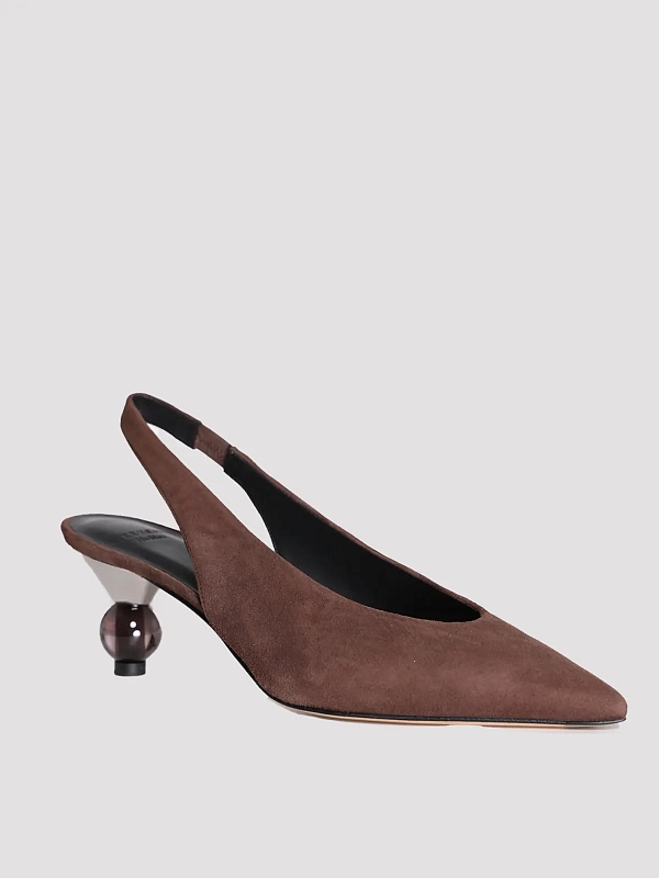 туфли Max Mara Weekend WKAORMA цвет коричневый
