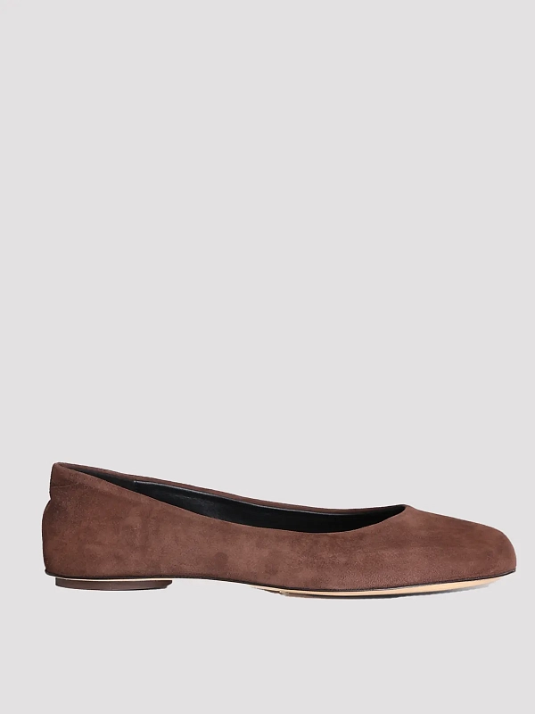балетки Max Mara Weekend WKATODISUEDEV цвет коричневый